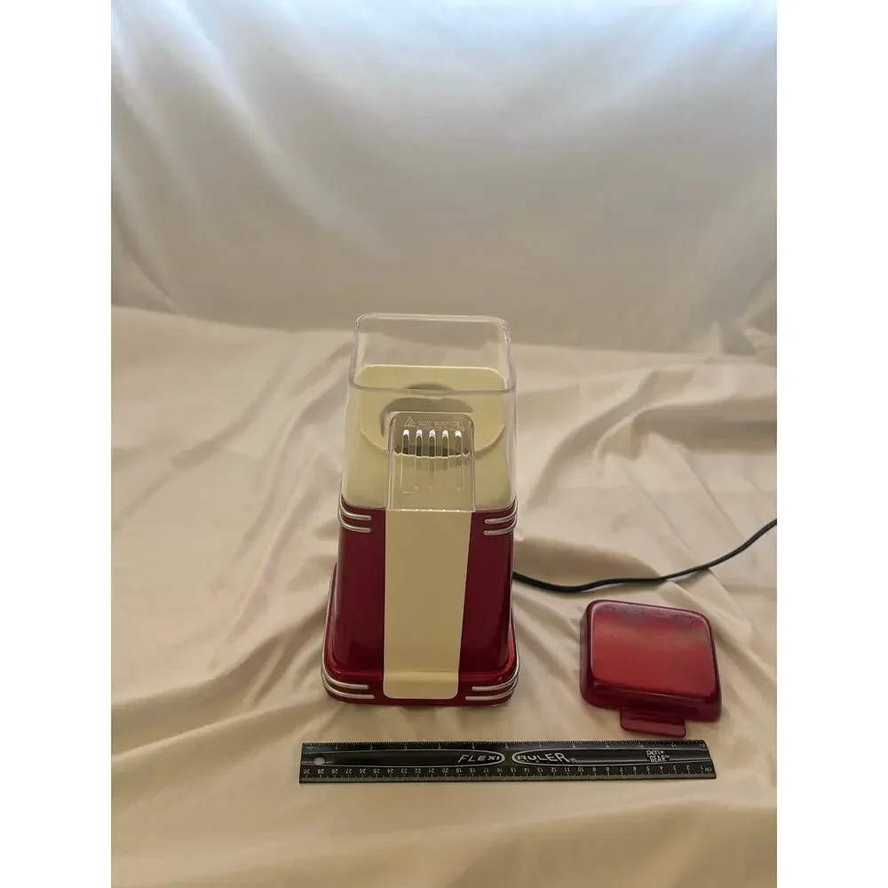 Nostalgia Electrics Mini Retro Popcorn Maker RHP310 Red Hot Air Popper 1950s